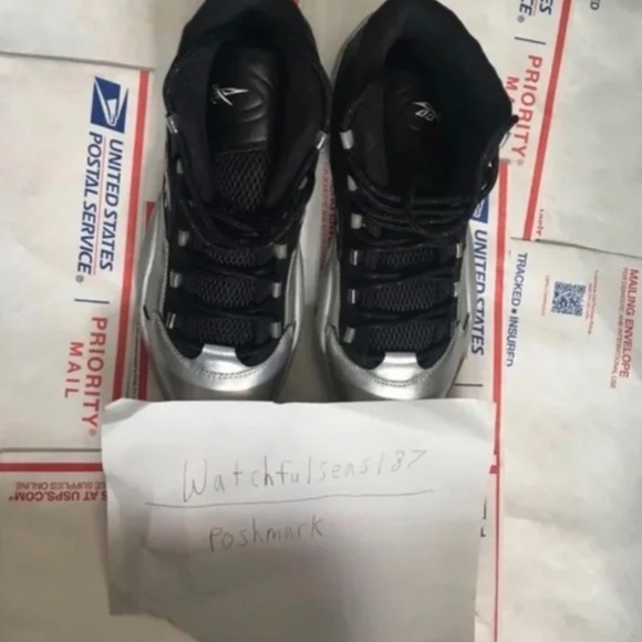 Men’s Reebok Question Mid I3 Motorsports Shoes Sneakers Size 12. - Picture 2 of 14